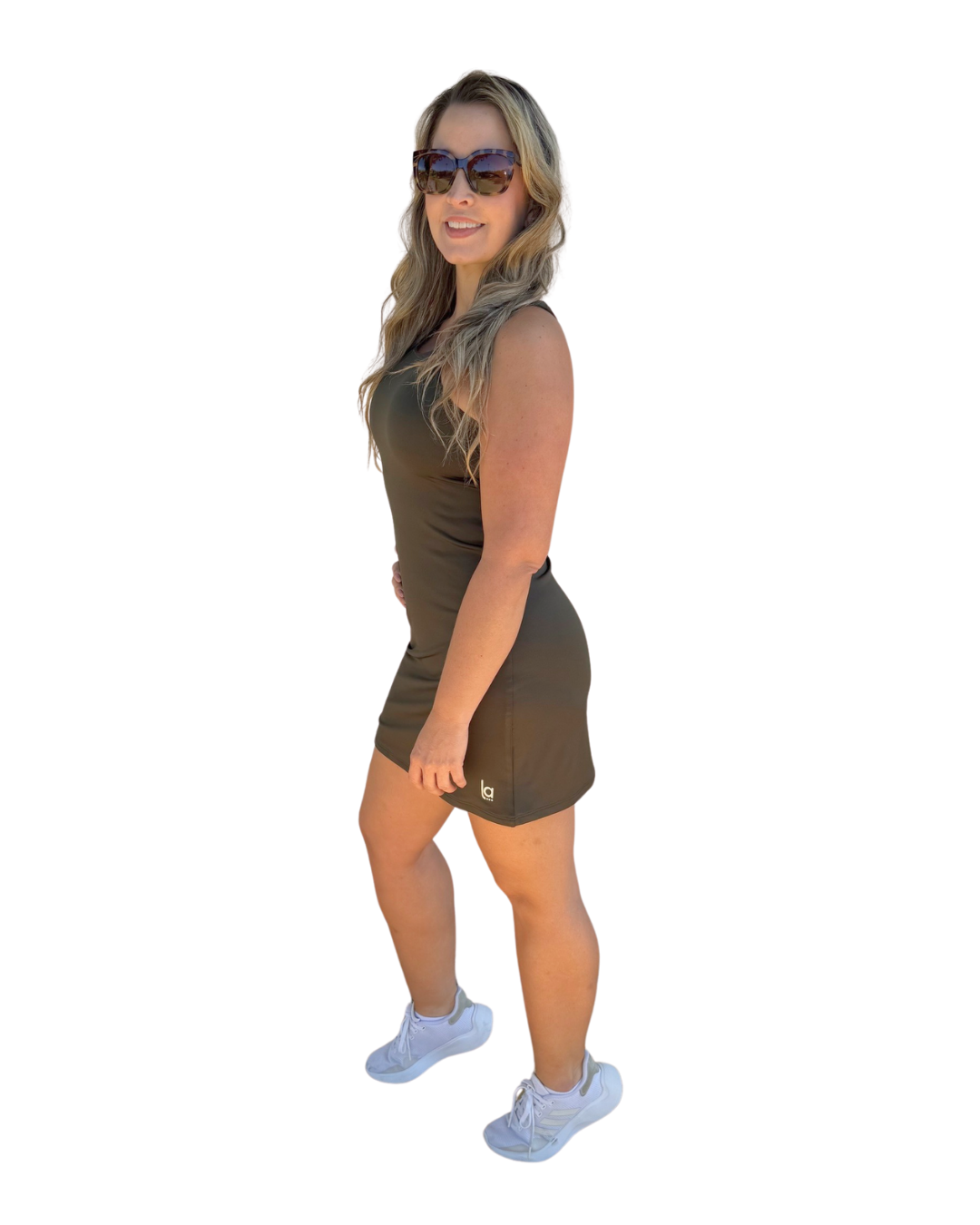 Vestido Deportivo Basic Verde Militar