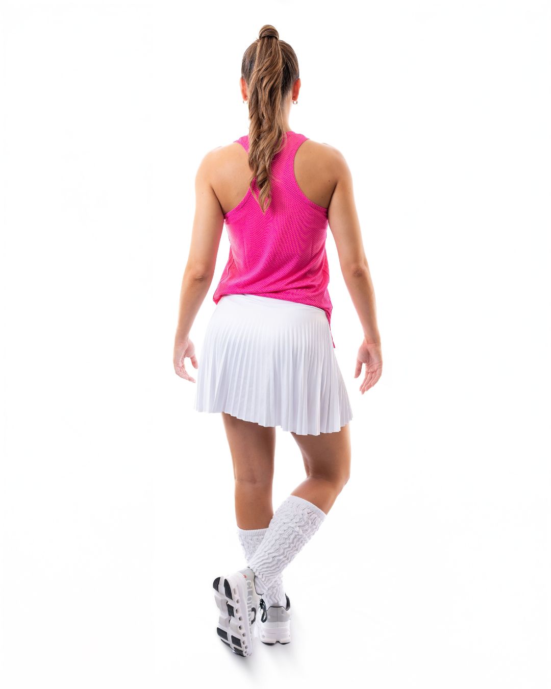 Falda Deportiva Plisada Blanco
