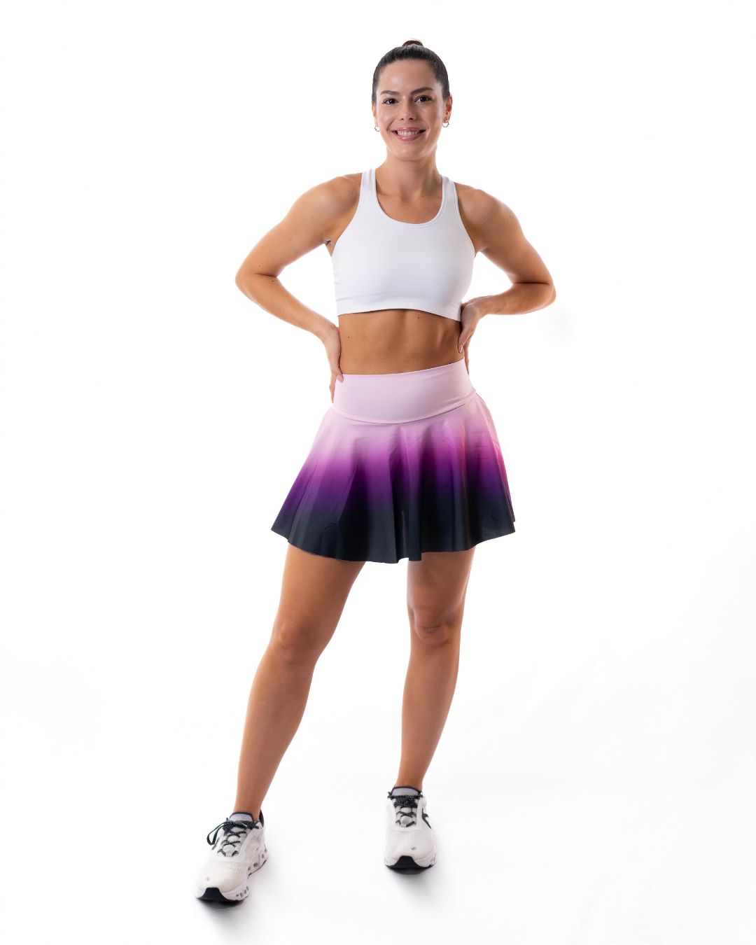 Falda Deportiva Serena Degrade Morada