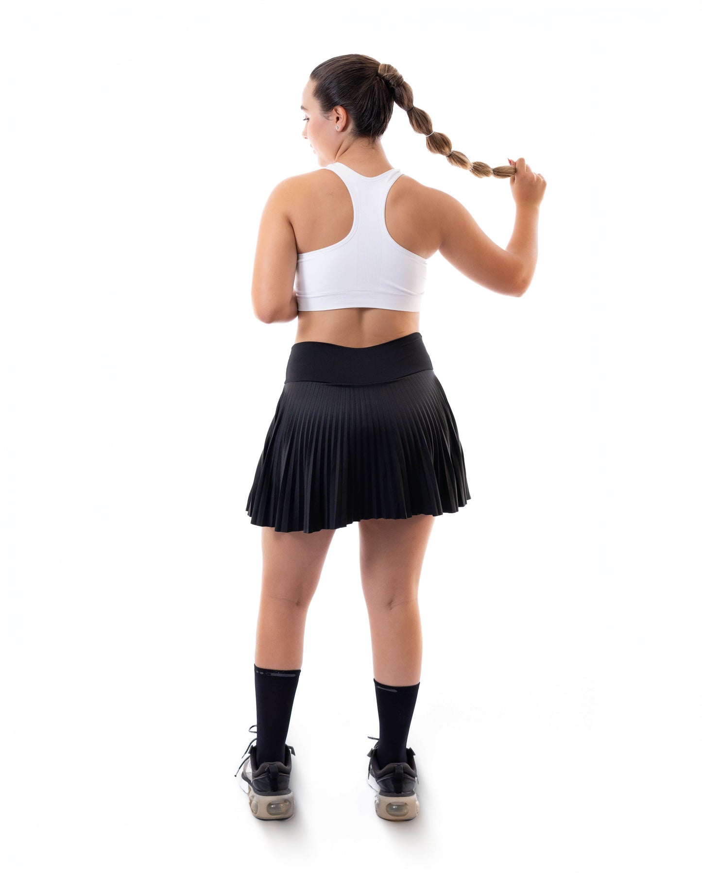 Falda Deportiva Plisada Negra