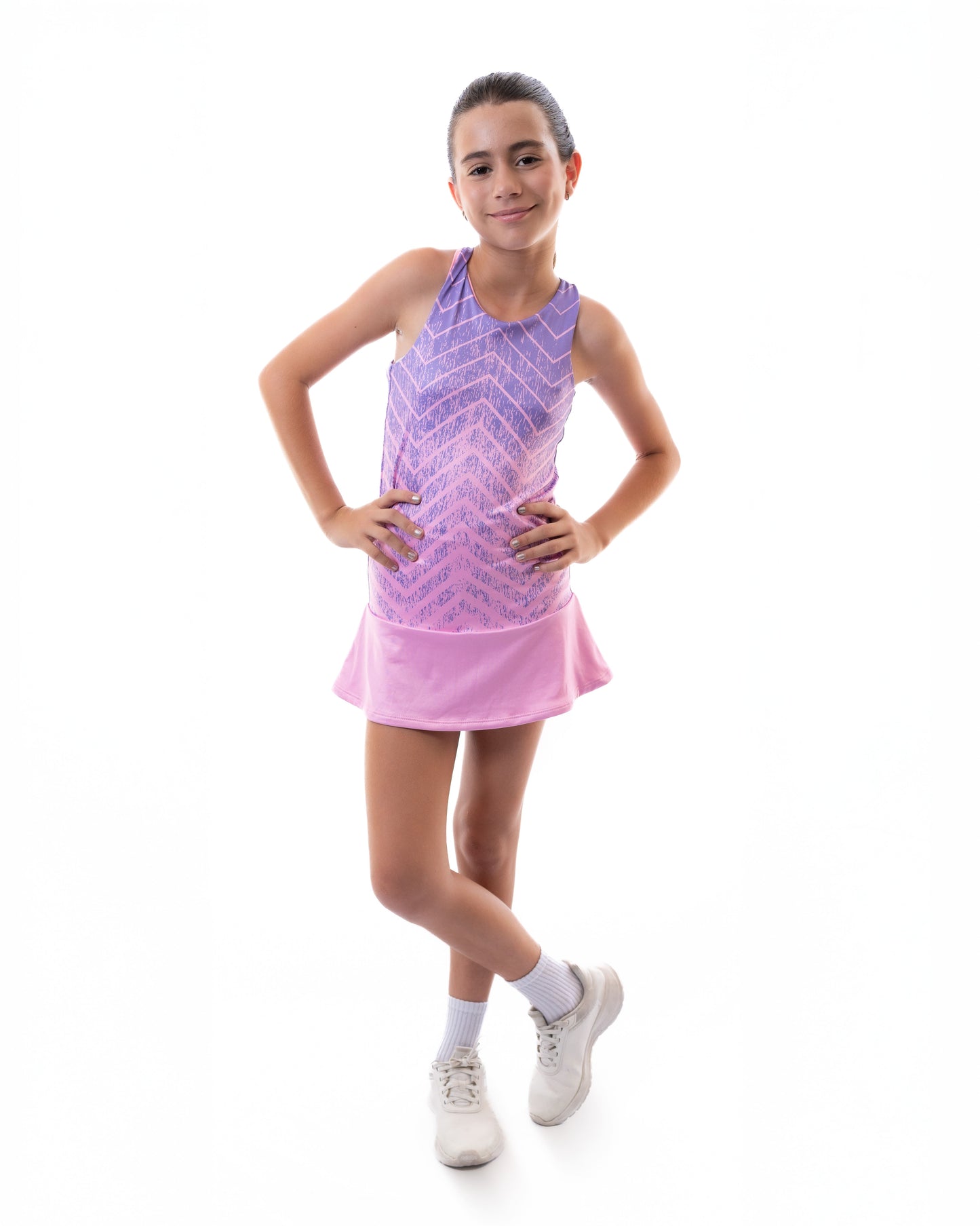 Vestido para Niña Rosa/Lila