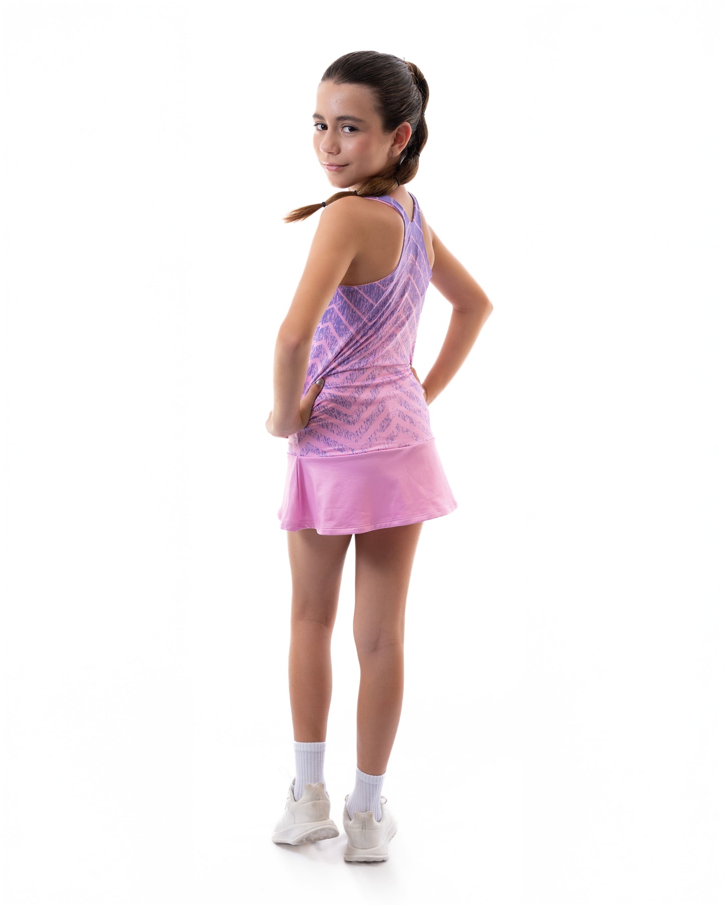 Vestido para Niña Rosa/Lila