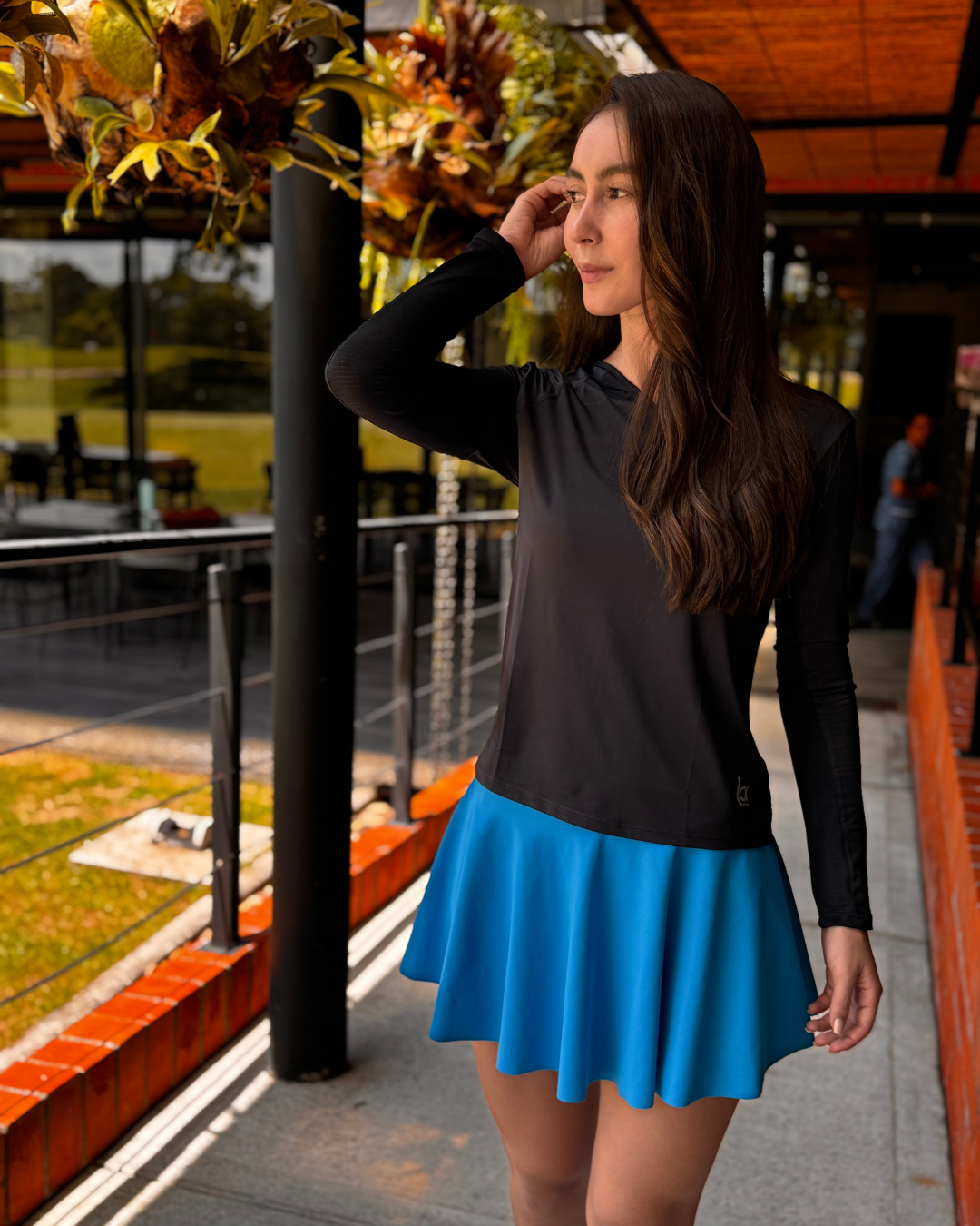 Blusa Eva Con Protección UV-Negra