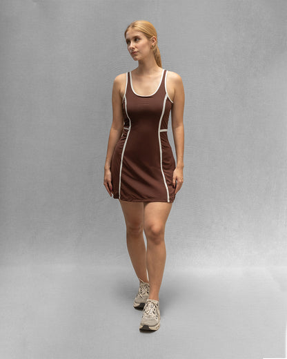 Vestido Deportivo  Aura Chocolate
