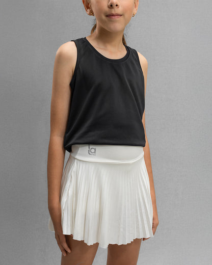 Blusa Activa Negra Para Niña Con Protección UV