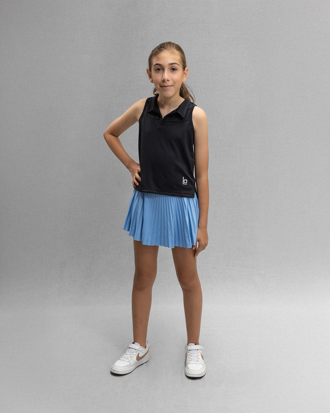 Blusa Esencia Negra Para Niña con Protección UV