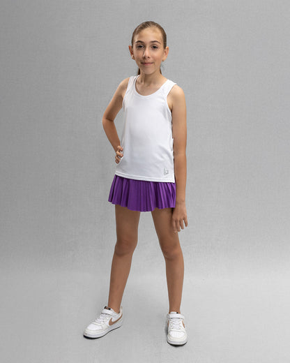 Blusa Activa Blanca para Niña Con Protección UV