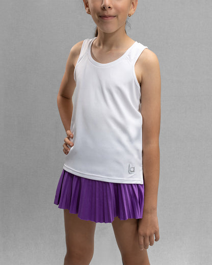 Blusa Activa Blanca para Niña Con Protección UV