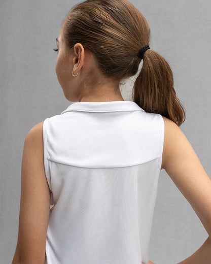 Blusa Esencia Blanca Para Niña con Protección UV