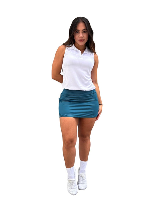 Falda Deportiva Creta Petróleo