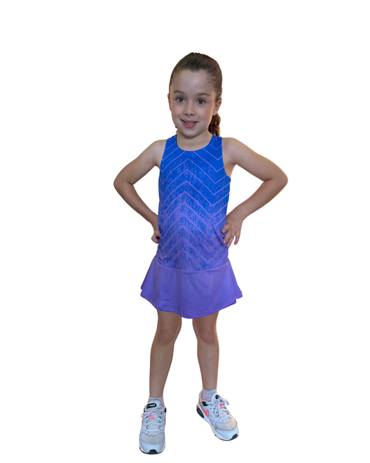 Vestido Deportivo para Niña Violeta Pop
