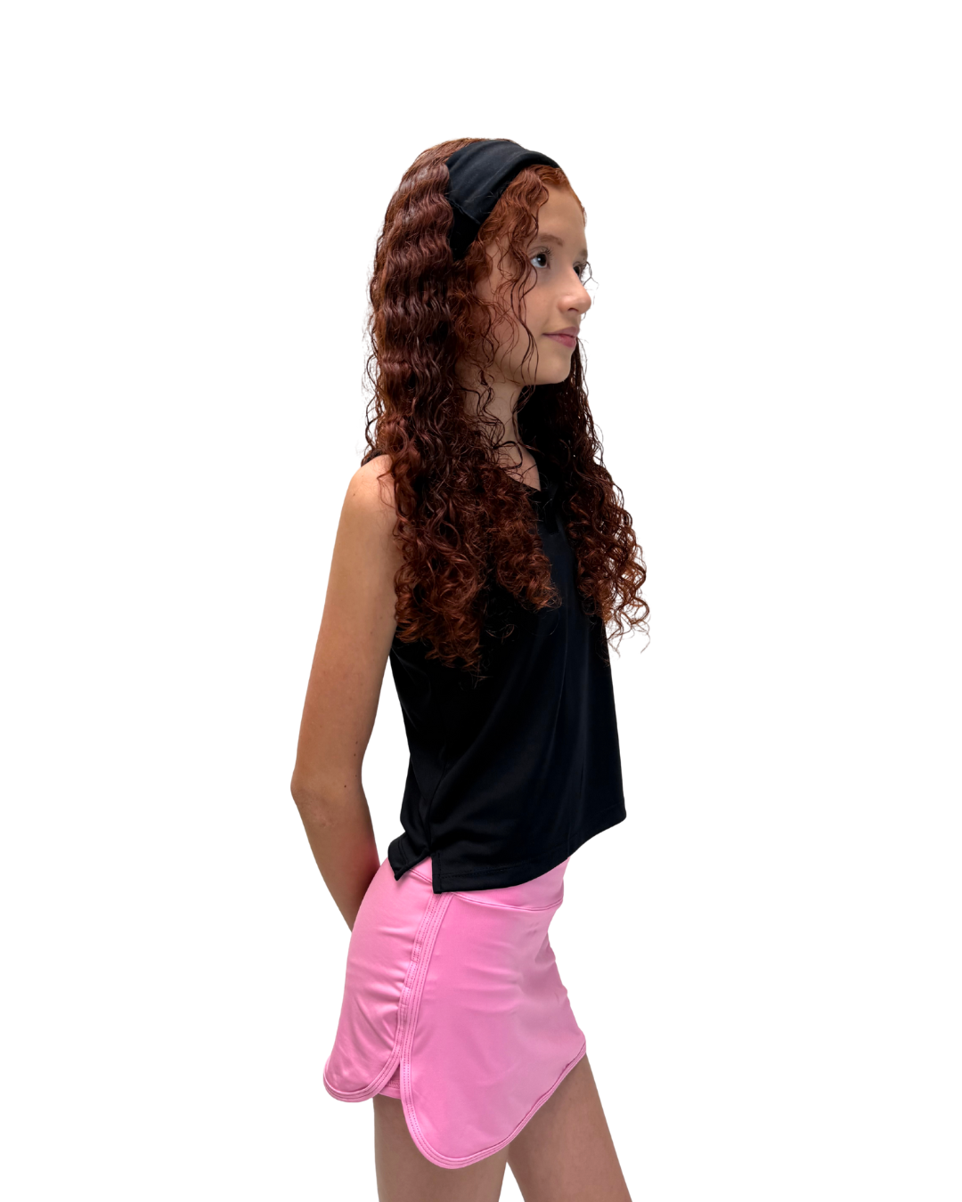 Falda Deportiva Creta Para Niña Rosa