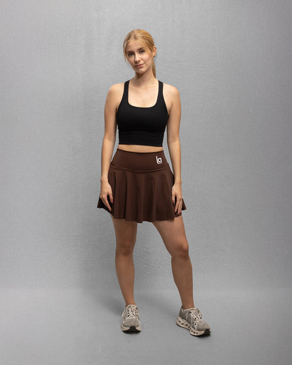 Falda Deportiva Serena Chocolate