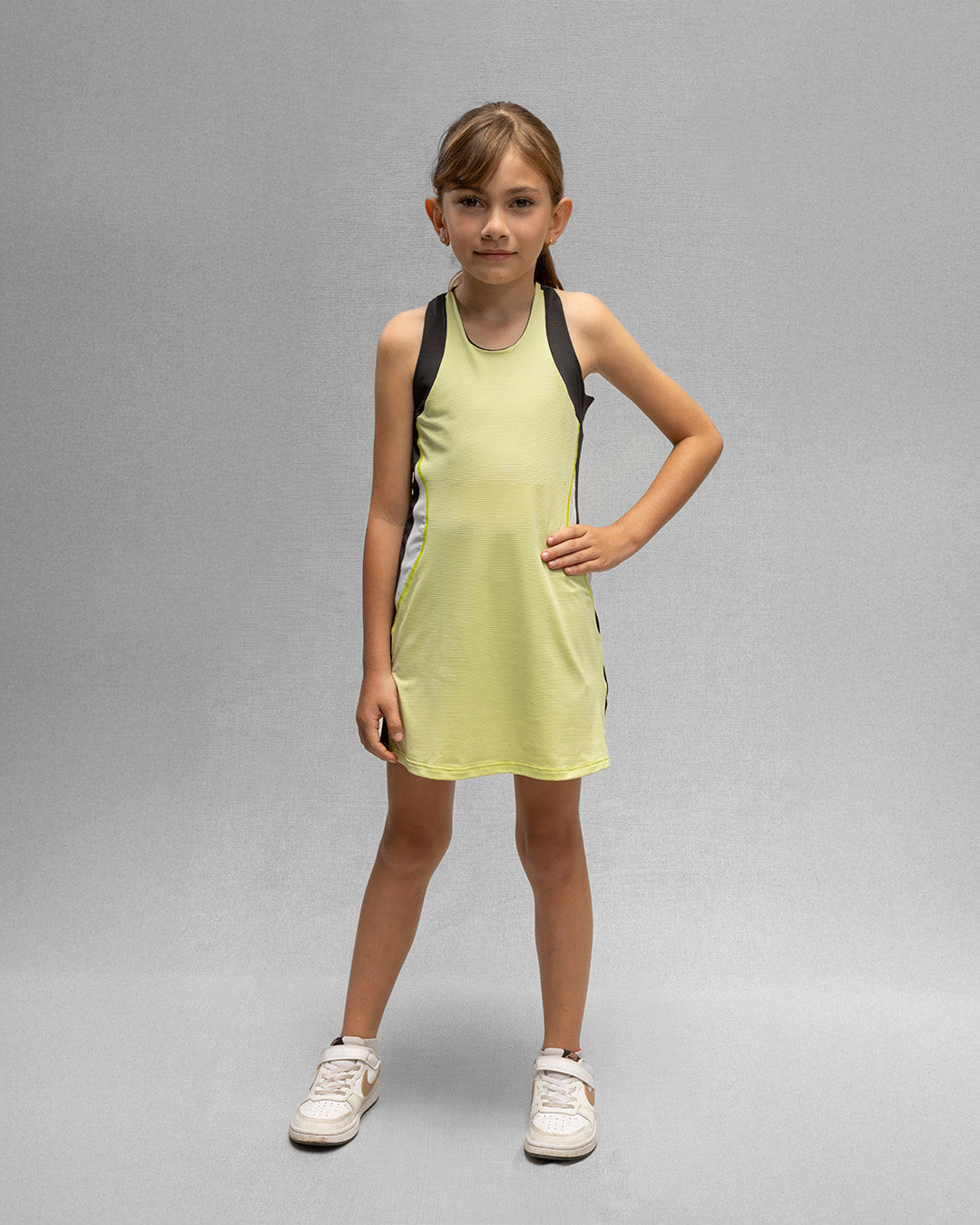 Vestido Deportivo Para Niña Ace Verde Limón