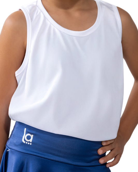 Blusa Activa Blanca para Niña Con Protección UV