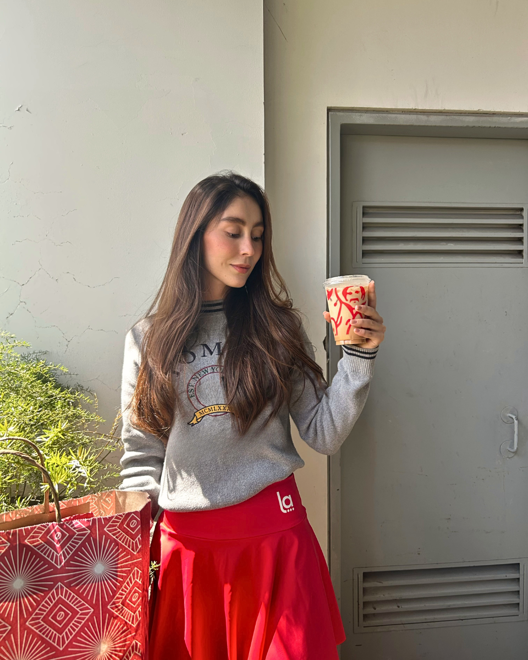 Falda Deportiva Serena Roja