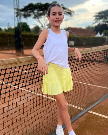 Blusa Activa Blanca para Niña Con Protección UV
